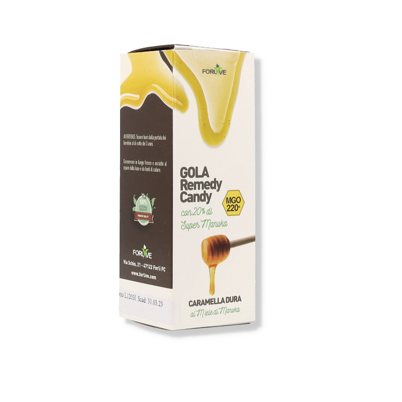 Gola Remedy Candy MGO220+ Integratore per la Gola 15 Pezzi Gola Remedy Candy MGO220+ Integratore per la Gola 15 Pezzi