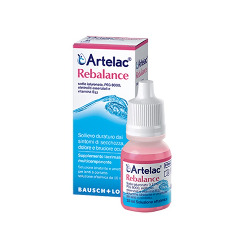 Artelac Rebalance Gocce Oculari Collirio Occhi Secchi 10ml Artelac Rebalance Gocce Oculari Collirio Occhi Secchi 10ml