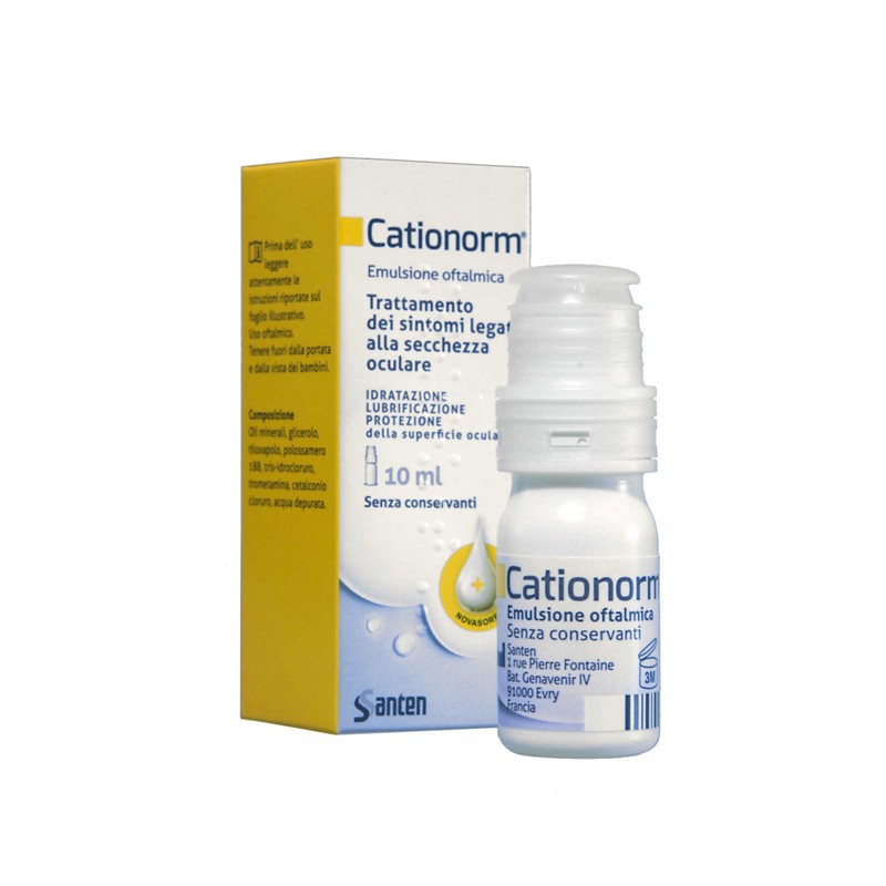 Cationorm per Secchezza Oculare 10 ml Cationorm per Secchezza Oculare 10 ml