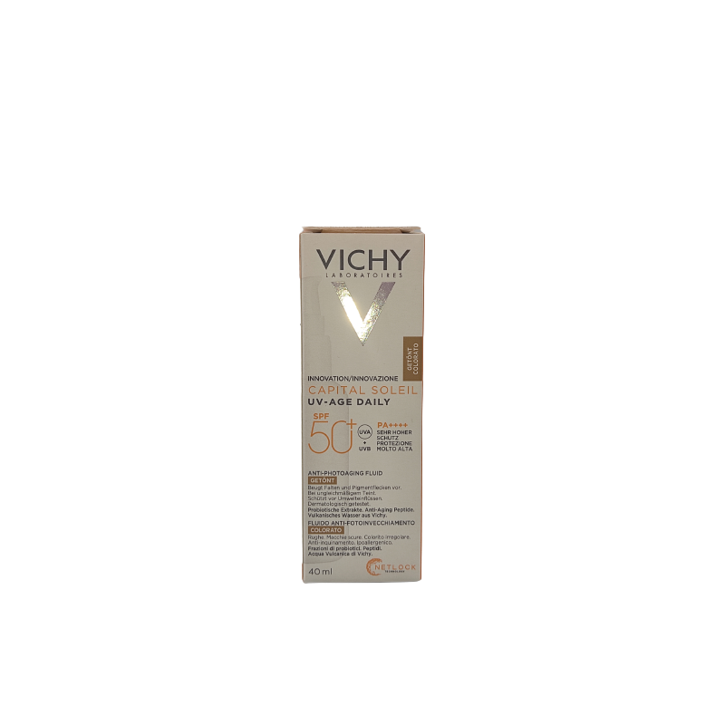 Vichy Capital Soleil UV Age Tinted SPF50+ Fluido Solare Viso 40ml