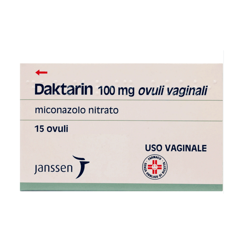 Daktarin 15 Ovuli Vaginali Antimicotici 100 mg