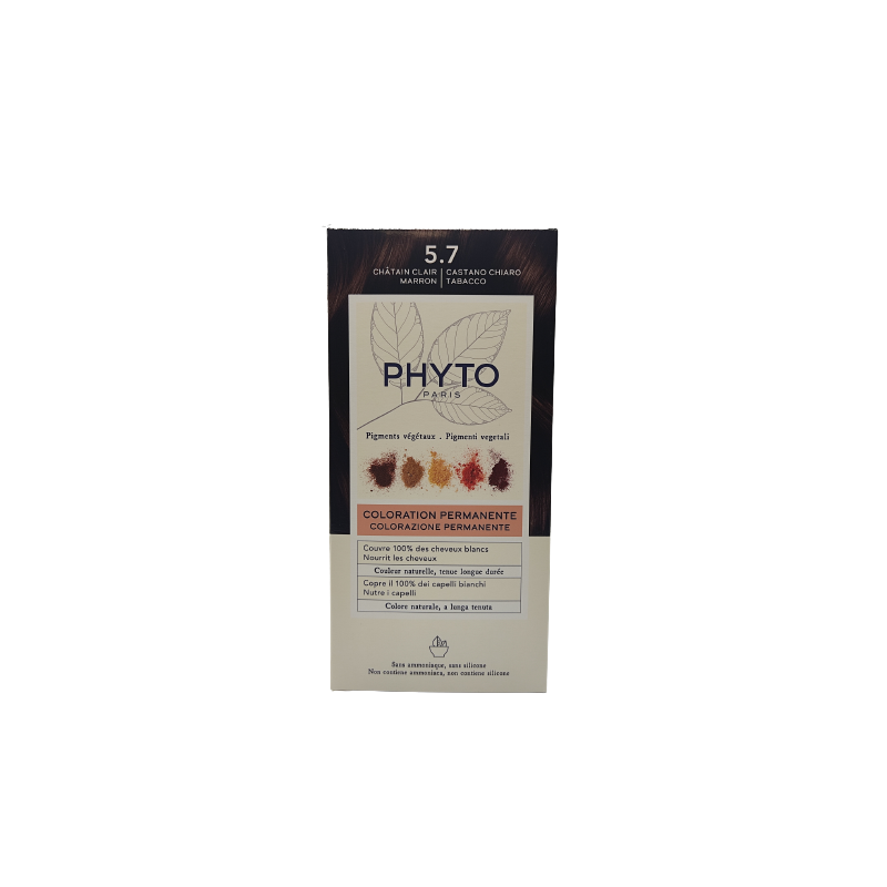 PhytoColor Tinta Capelli Color Kit 5,7 Castano Chiaro Tabacco 1 Confezione