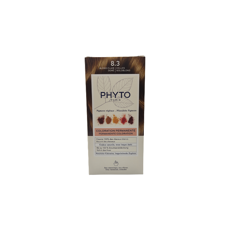 PhytoColor Tinta Capelli Color Kit 8,3 Biondo Chiaro Dorato 1 Confezione