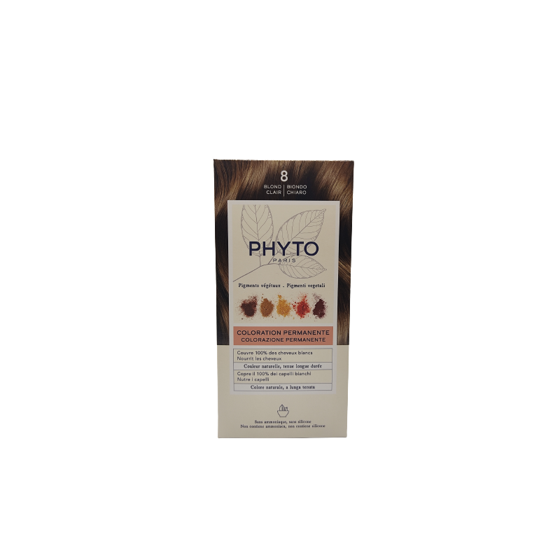 PhytoColor Tinta Capelli Color Kit 8 Biondo Chiaro 1 Confezione