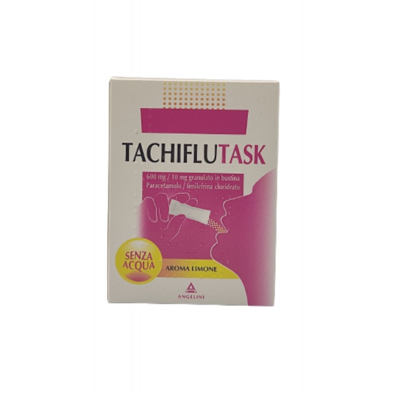 Tachiflutask 600 mg/10mg granulato in Bustina Paracetamolo Gusto Limone 10 Bustine