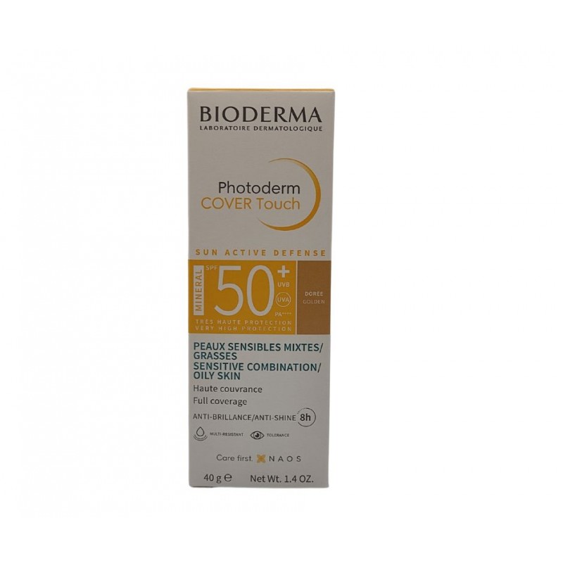 Photoderm Solari Mineral Cover Touch Crema Solare Colorazione Dorata SPF50+ 40ml Photoderm Solari Mineral Cover Touch Crema Solare Colorazione Dorata SPF50+ 40ml