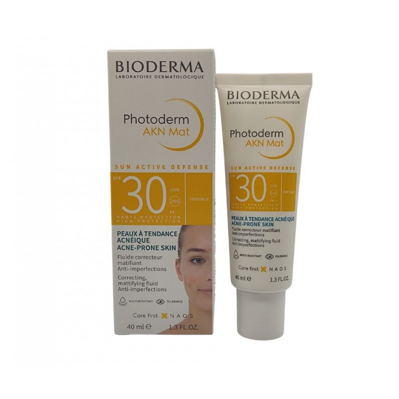 Bioderma Photoderm Akn Mat SFP 30 Crema Solare 40ml Bioderma Photoderm Akn Mat SFP 30 Crema Solare 40ml