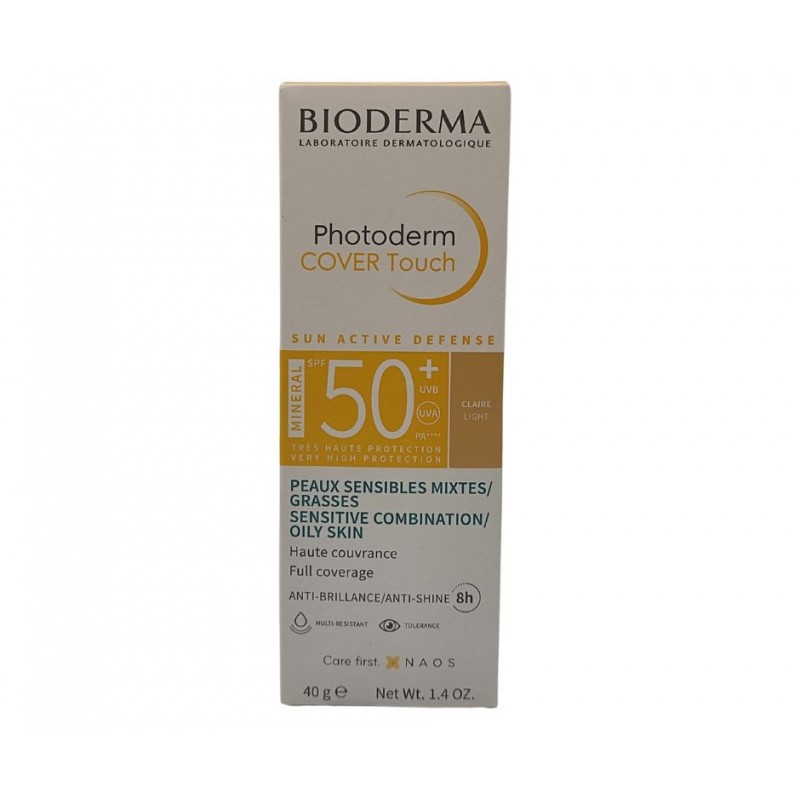 Photoderm Solari Mineral Cover Touch Crema Solare Colorazione Chiara SPF50+ 40ml Photoderm Solari Mineral Cover Touch Crema Solare Colorazione Chiara SPF50+ 40ml
