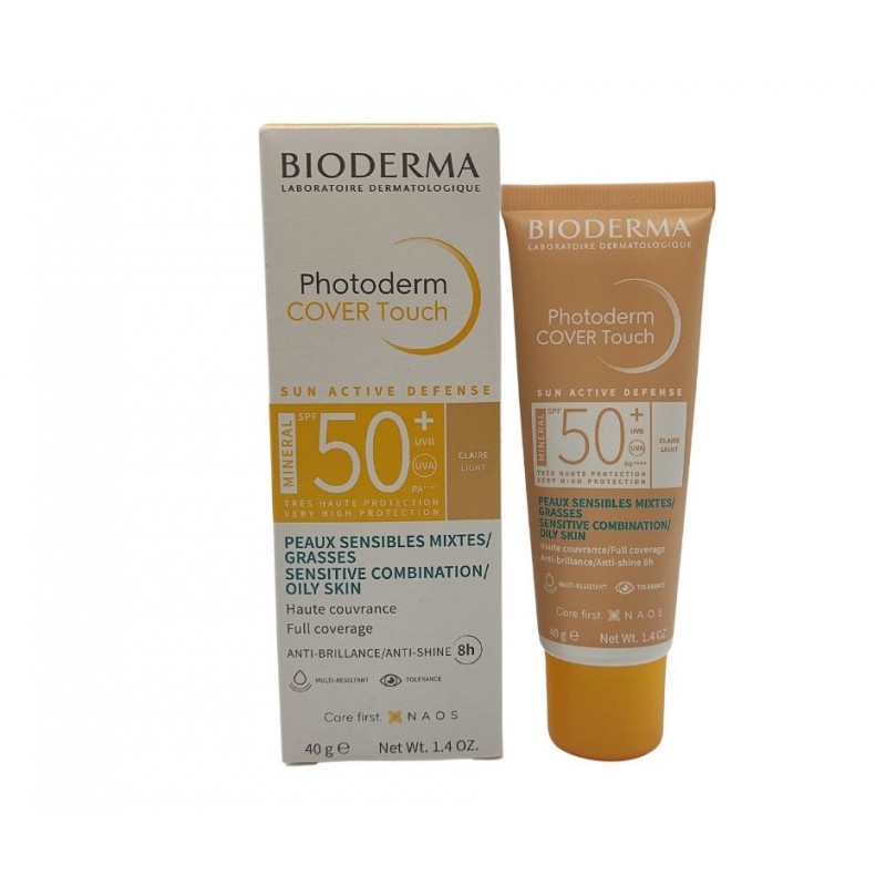 Photoderm Solari Mineral Cover Touch Crema Solare Colorazione Chiara SPF50+ 40ml Photoderm Solari Mineral Cover Touch Crema Solare Colorazione Chiara SPF50+ 40ml