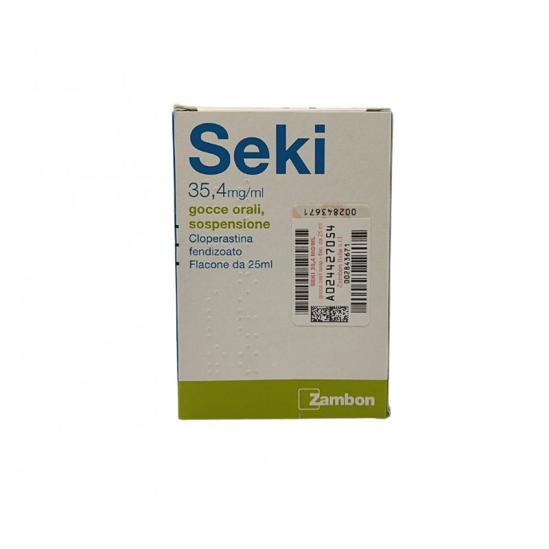 Seki Gocce 25 ml 35,4 mg /ml Sedativo della Tosse