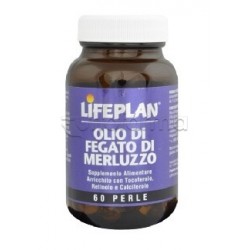 Lifeplan Olio Di Fegato Di Merluzzo integratore Ricostituente 60 Perle