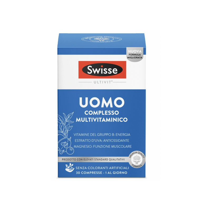 Swisse Uomo Integratore Energizzante 30 Compresse Swisse Uomo Integratore Energizzante 30 Compresse