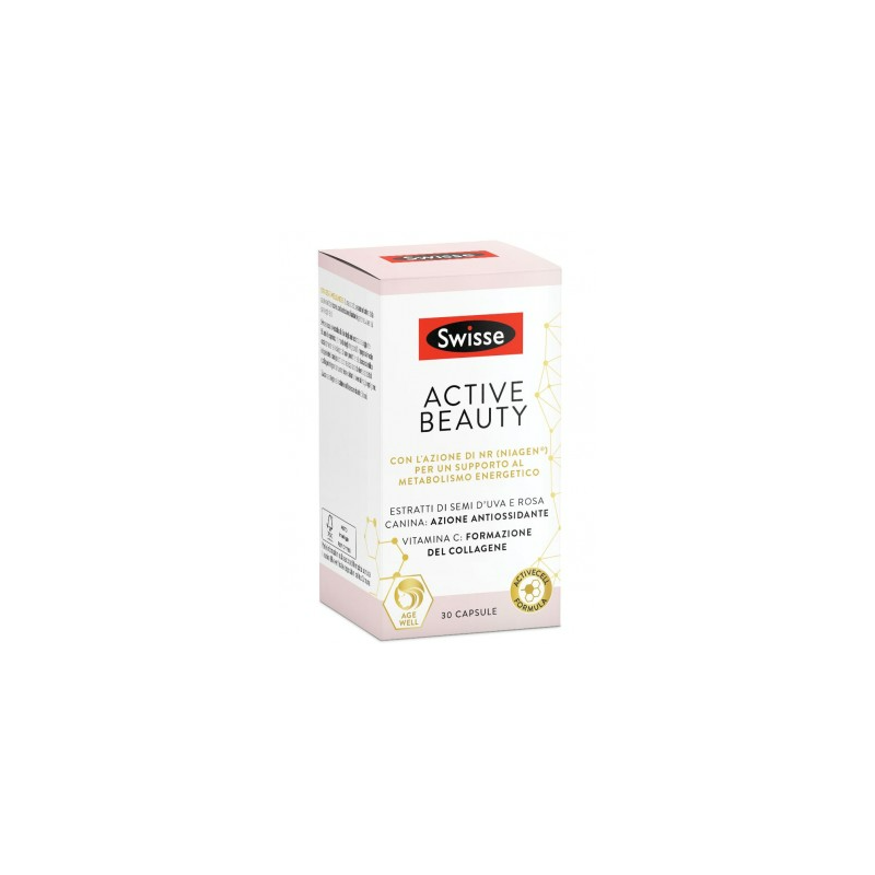 Swisse Active Beauty Integratore per Bellezza della Pelle 30 Capsule