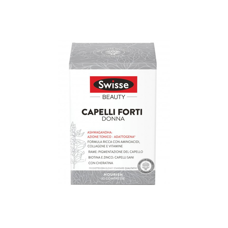 Swisse Beauty Capelli Forti Donna Integratore 30 Compresse