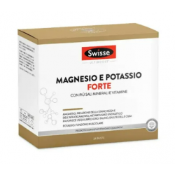 Swisse Magnesio e Potassio Forte Integratore di Sali Minerali 24 Bustine