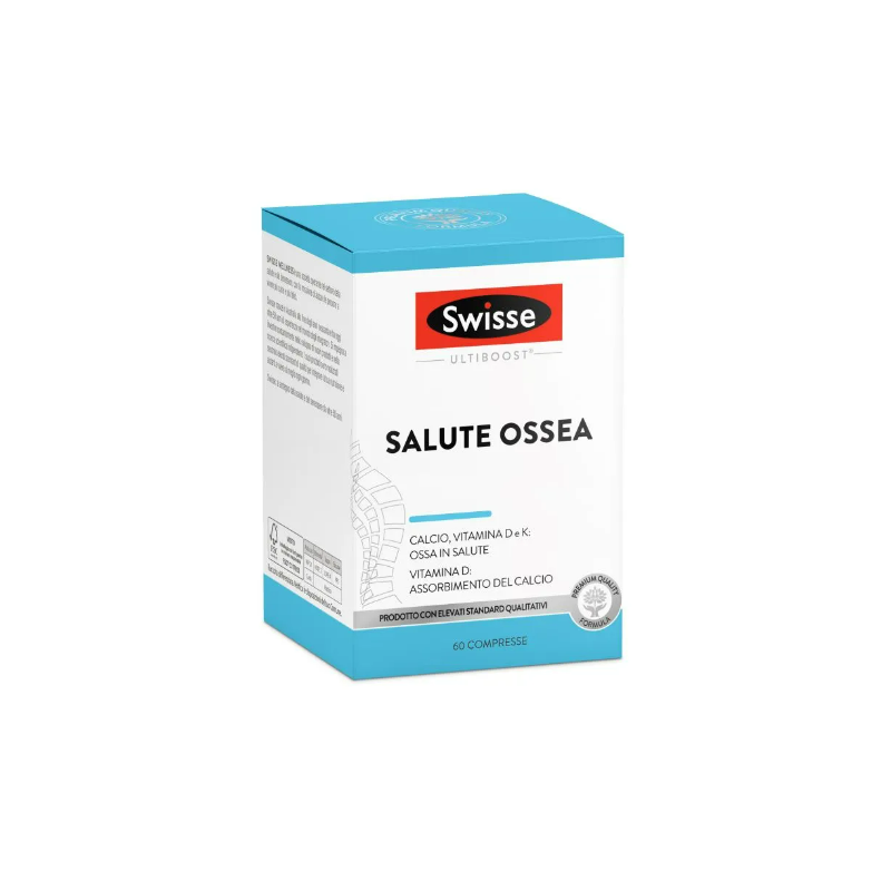 Swisse Salute Ossea Integratore con Vitamina D e Calcio 60 Compresse