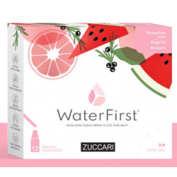 Zuccari WaterFirst Pompelmo Rosa Anguria e Ginepro Aromatizzatore per Acqua da Bere 12 Stick
