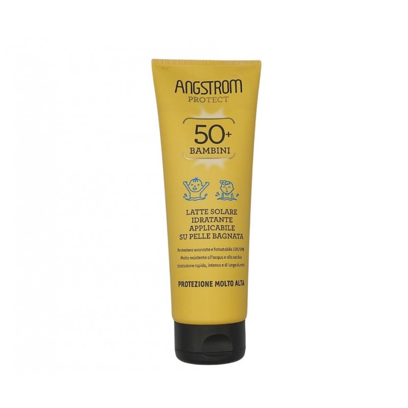 Angstrom Protect Kids Latte Solare Idratante Pelle Bagnata SPF 50+ 250ml Angstrom Protect Kids Latte Solare Idratante Pelle Bagnata SPF 50+ 250ml
