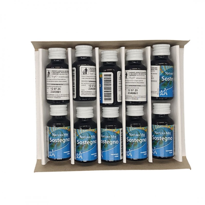 Aboca Natura Mix Advanced Sostegno Confezione Omaggio 10 Flaconcini + 10 Flaconcini