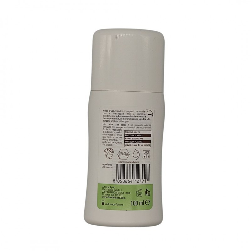 Fiocchi di Riso Talco Non Talco Spray per Adulti e Bambini 100ml Fiocchi di Riso Talco Non Talco Spray per Adulti e Bambini 100ml