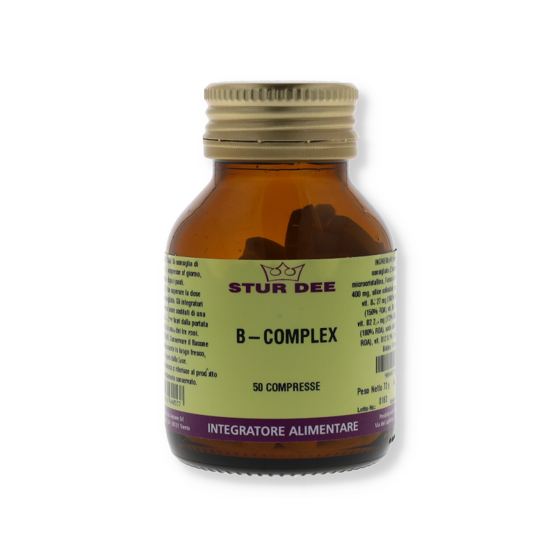 Aessere Stud Dee B Complex Integratore di Vitamina B 50 Tavolette Aessere Stud Dee B Complex Integratore di Vitamina B 50 Tavolette