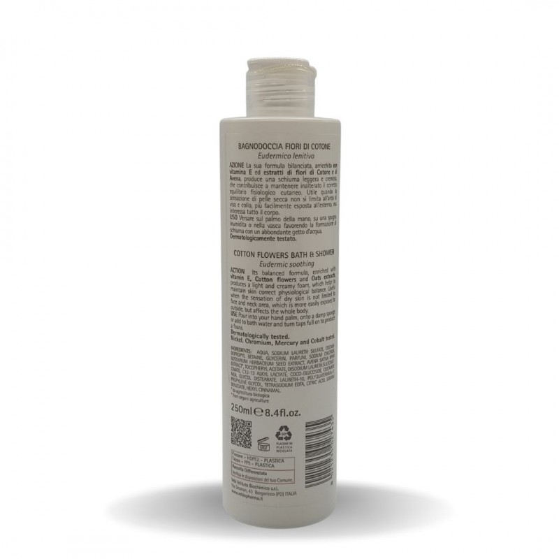 Phytamin Active Bagnodoccia Lenitivo Fiori di Cotone 250ml Phytamin Active Bagnodoccia Lenitivo Fiori di Cotone 250ml