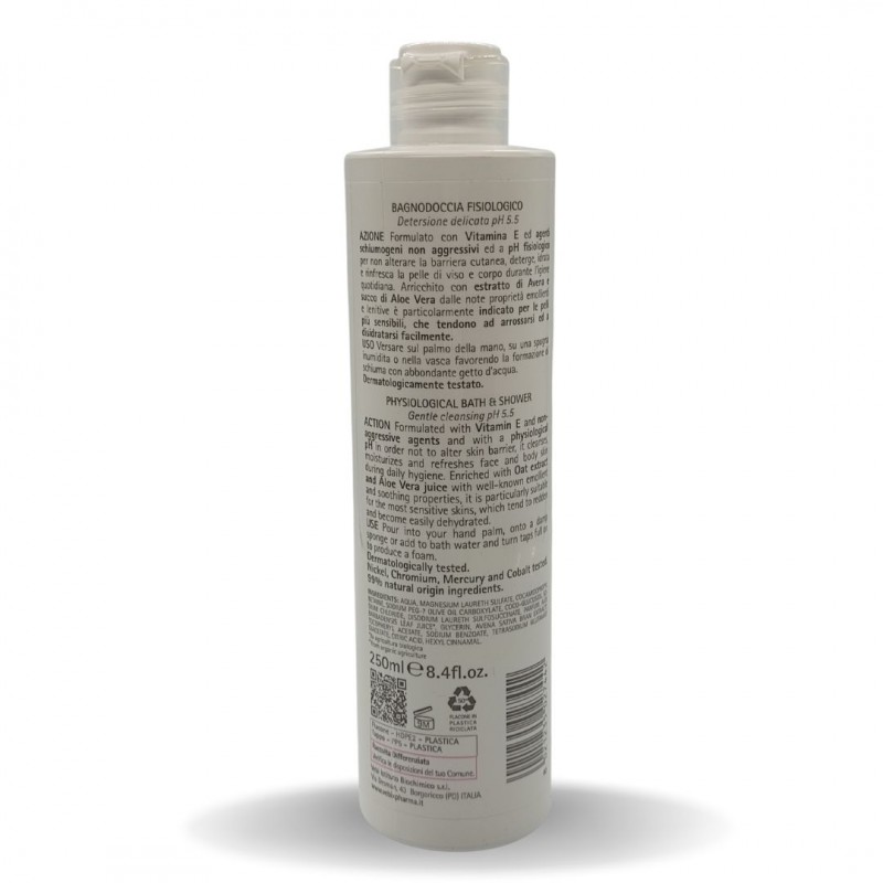 Vebix Phytamin Active Bagnodoccia Fisiologico Delicato 250ml Vebix Phytamin Active Bagnodoccia Fisiologico Delicato 250ml
