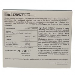 Bios Line Principium Collagene Marino Integratore per la Pelle 20 Bustine