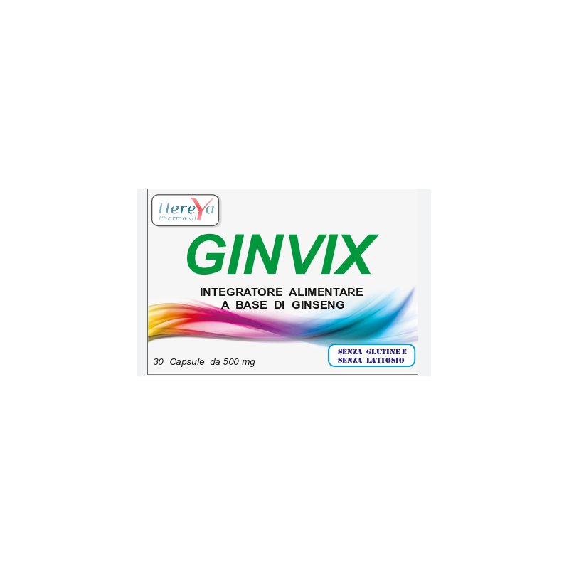 Ginvix Integratore per Sistema Nervoso 30 Capsule Ginvix Integratore per Sistema Nervoso 30 Capsule