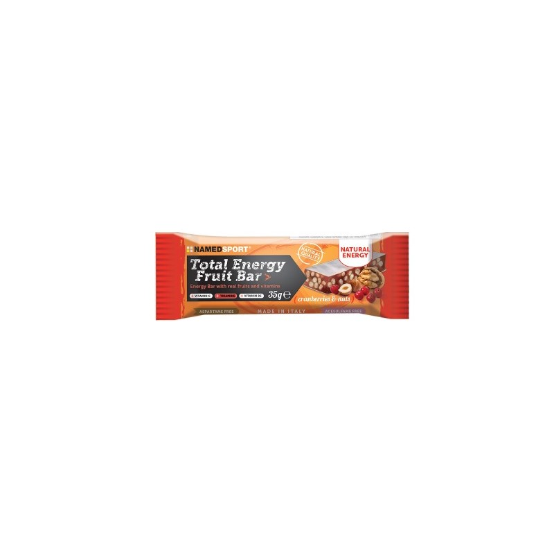 Named Total Energy Fruit Bar Barretta Energetica al Mirtillo e Noci 35g Named Total Energy Fruit Bar Barretta Energetica al Mirtillo e Noci 35g