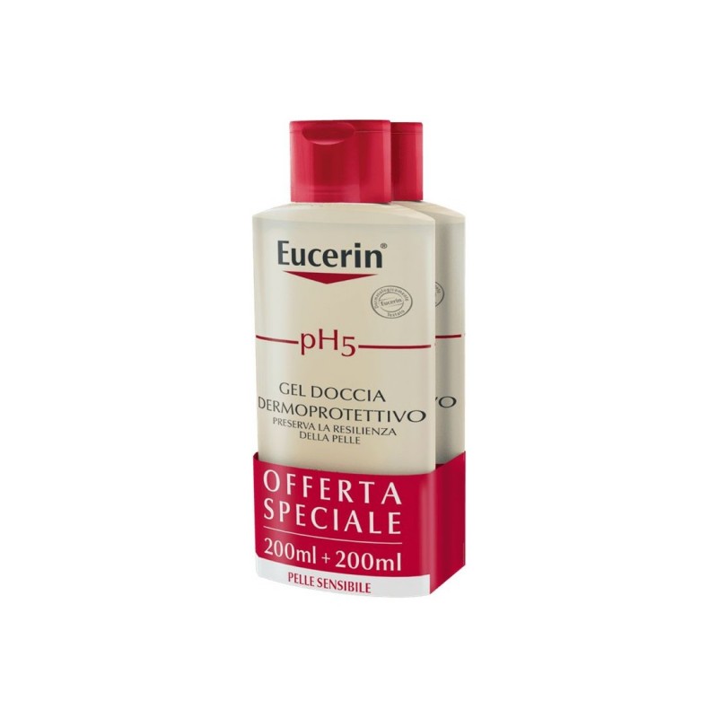 Eucerin Bipacco Gel Doccia Dermoprotettivo pH5 2X200ml