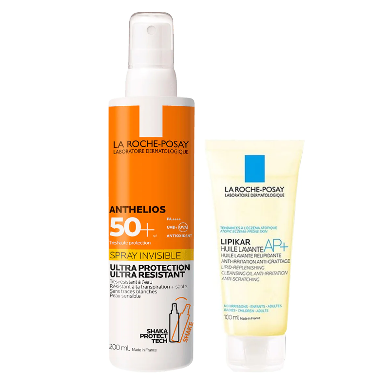 La Roche-Posay Anthelios Spray Solare Invisibile SPF50+ 200ml + Lipikar Olio Lavante 100ml La Roche-Posay Anthelios Spray Solare Invisibile SPF50+ 200ml + Lipikar Olio Lavante 100ml