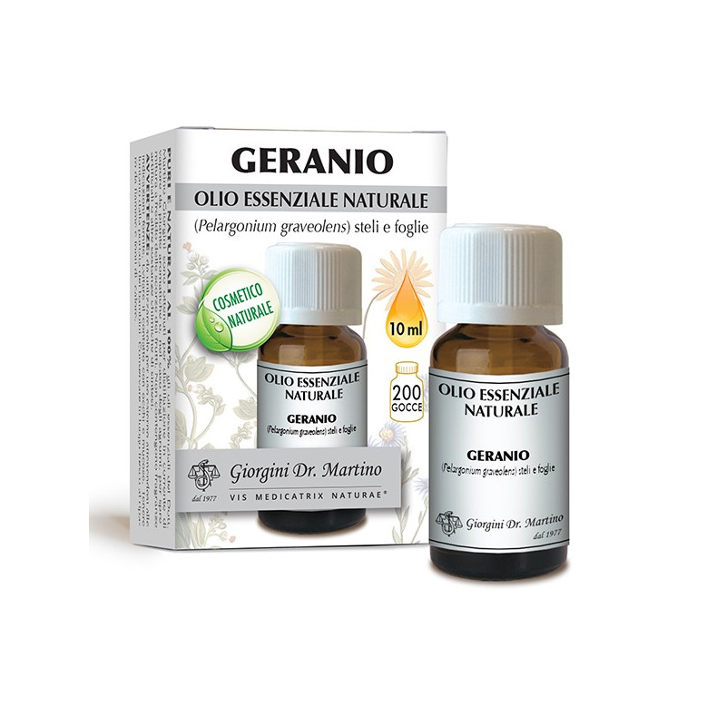 Dr Giorgini Geranio Olio Essenziale Naturale per Pelle 10ml