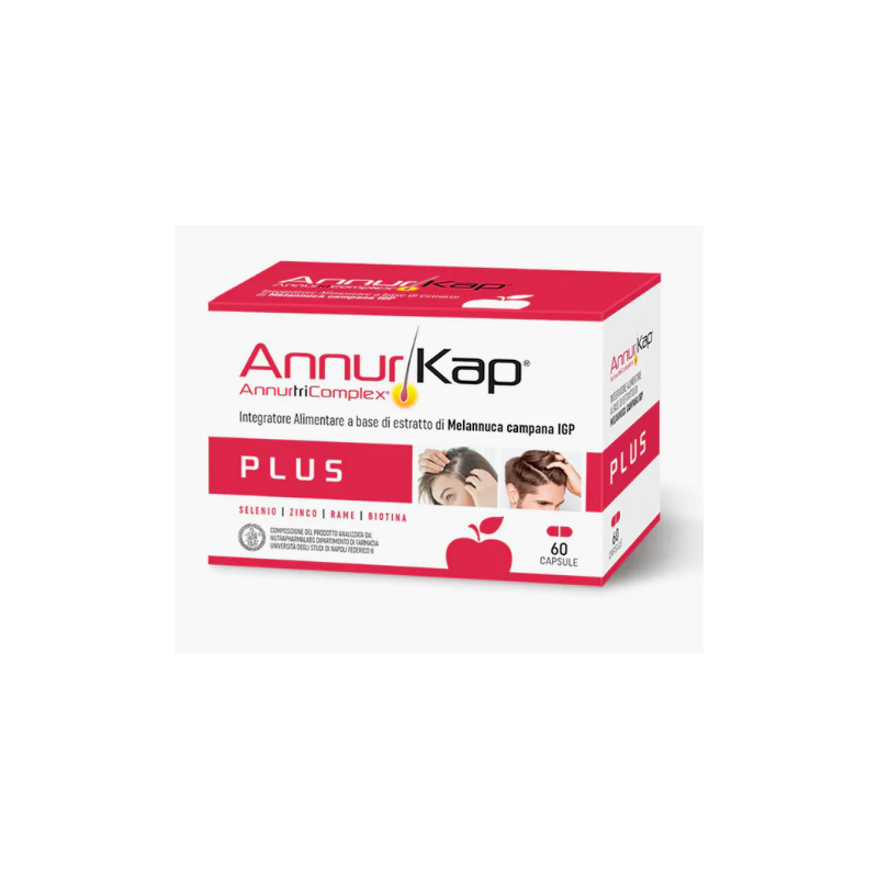 Annurkap Plus Integratore per Caduta Capelli 60 Capsule Annurkap Plus Integratore per Caduta Capelli 60 Capsule