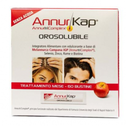 Annurkap Orosolubile Integratore per Capelli Fragili 60 Bustine Annurkap Orosolubile Integratore per Capelli Fragili 60 Bustine