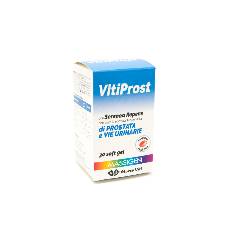 Massigen Vitiprost Soft Gel Integratore Per Prostata e Vie Urinarie 30 Perle Massigen Vitiprost Soft Gel Integratore Per Prostata e Vie Urinarie 30 Perle