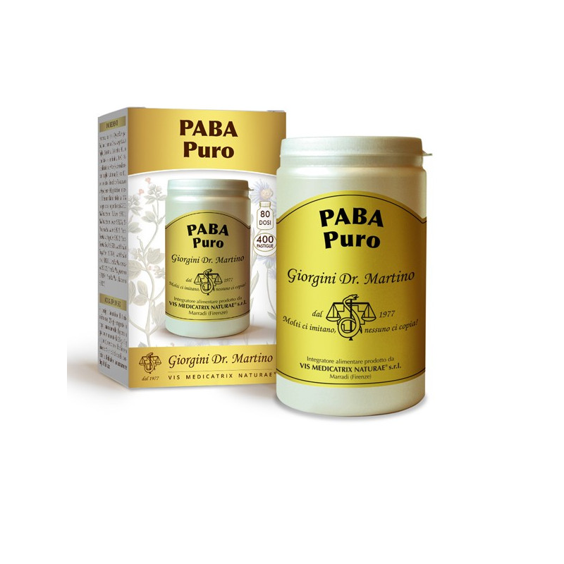Dr Giorgini Paba Puro Integratore per la Pelle 400 Pastiglie