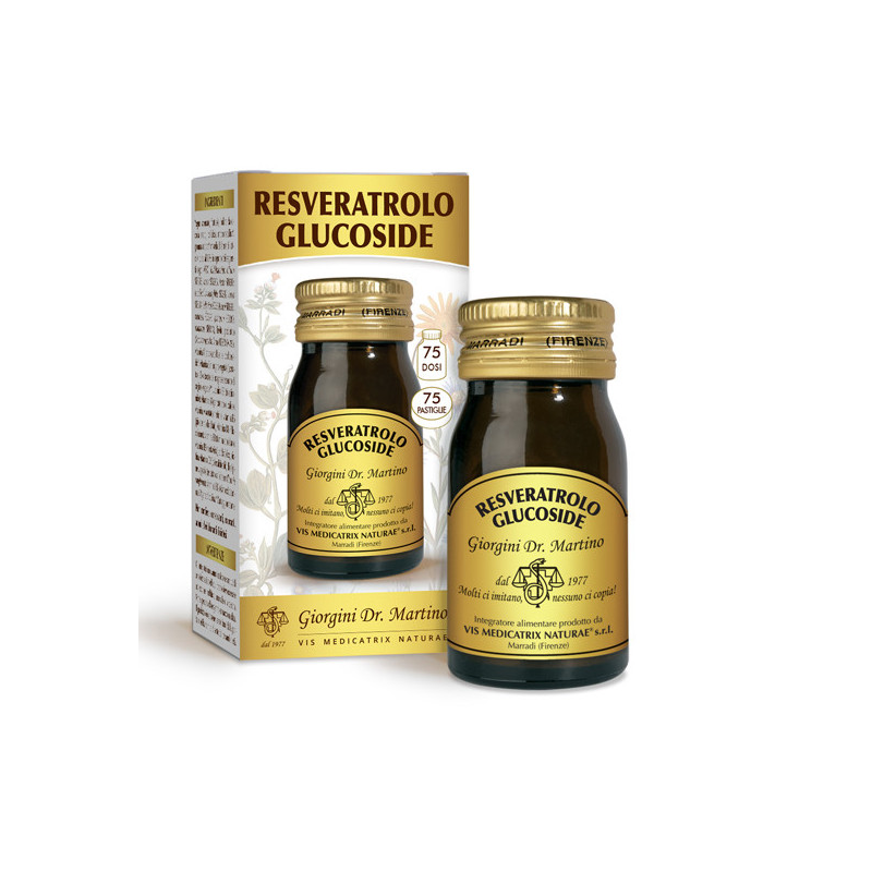 Dr Giorgini Resveratrolo Glucoside Integratore per Circolazione 75 Pastiglie