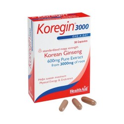Koregin 3000 Integratore Energizzante 30 Capsule Koregin 3000 Integratore Energizzante 30 Capsule