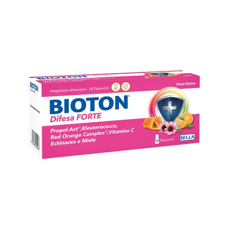 Bioton  Difesa Forte Integratore per Difese Immunitarie 14 Flaconcini