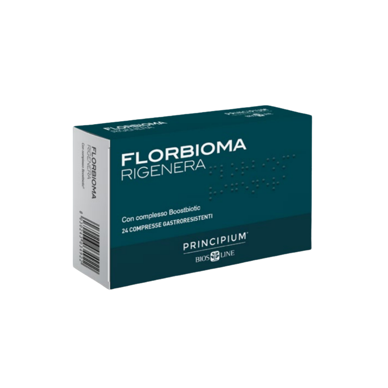 Biosline Principium Florbioma Rigenera Integratore per Intestino 24 Compresse