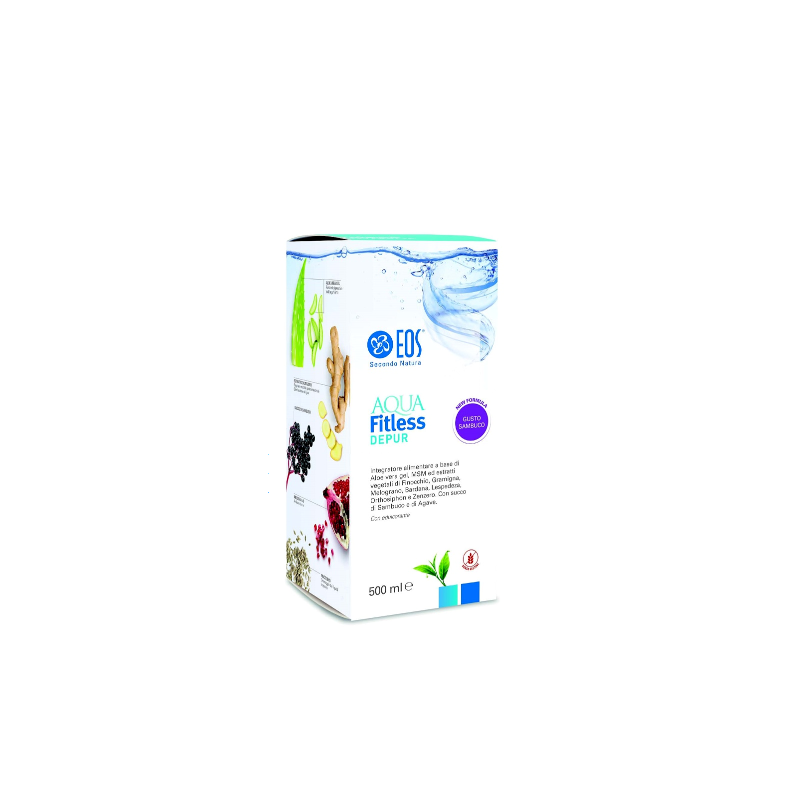 Scatola Eos Aqua Fitless Depur Integratore Drenante 500ml Scatola Eos Aqua Fitless Depur Integratore Drenante 500ml