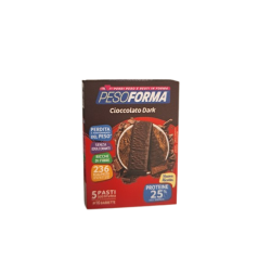 Pesoforma Barrette Proteiche Dark Cioccolato Fondente 10 Pezzi per 5 Pasti Pesoforma Barrette Proteiche Dark Cioccolato Fondente 10 Pezzi per 5 Pasti