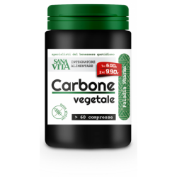 Sanavita Carbone Vegetale Integratore contro Flatulenza 60 Compresse Sanavita Carbone Vegetale Integratore contro Flatulenza 60 Compresse