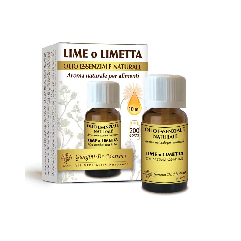 Dr Giorgini Lime O Limetta Olio Essenziale Naturale 10ml Dr Giorgini Lime O Limetta Olio Essenziale Naturale 10ml