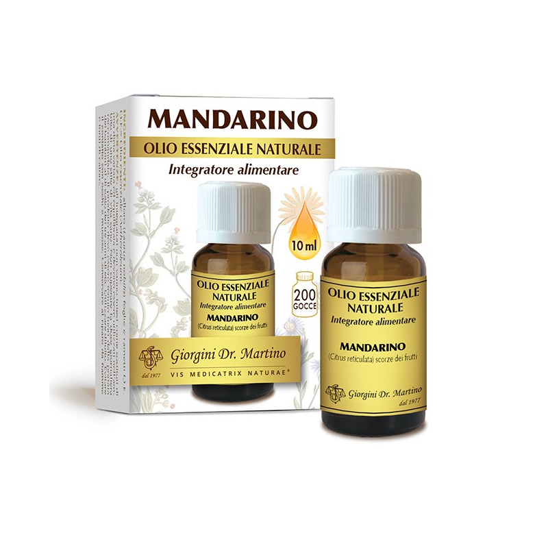 Dr Giorgini Mandarino Olio Essenziale Naturale 10ml Dr Giorgini Mandarino Olio Essenziale Naturale 10ml