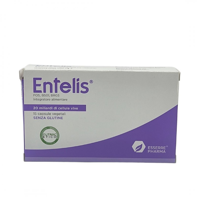 Entelis Integratore per Benessere Intestinale 15 Capsule Vegerali Entelis Integratore per Benessere Intestinale 15 Capsule Vegerali