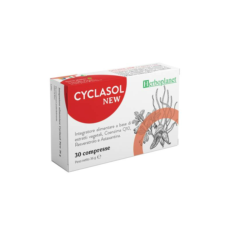 Herboplanet Cyclasol New Integratore per Ciclo 30 Compresse