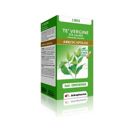 Arkocapsule Tè Verde Integratore The Vergine 45 Capsule Arkocapsule Tè Verde Integratore The Vergine 45 Capsule