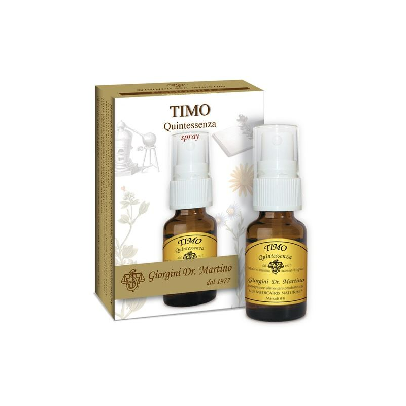 Dr. Giorgini Timo Quintessenza Integratore per il Benessere 15ml Dr. Giorgini Timo Quintessenza Integratore per il Benessere 15ml